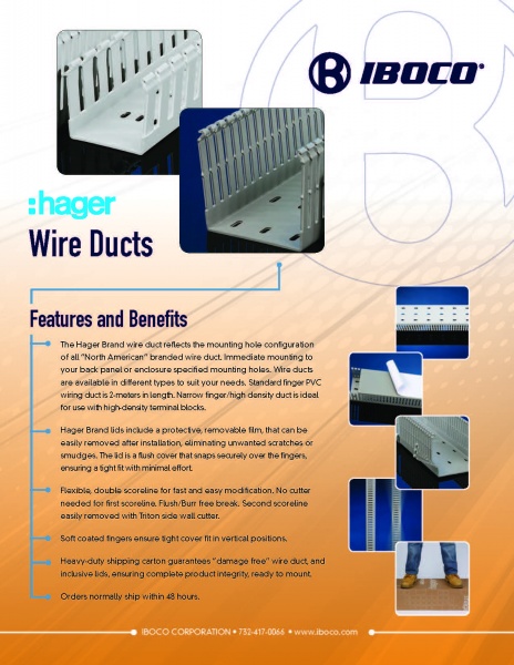 Wire Duct Page of Catalog