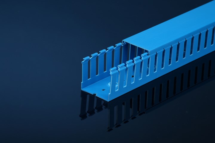 Blue Wide Finger Wire Duct T1-3050B