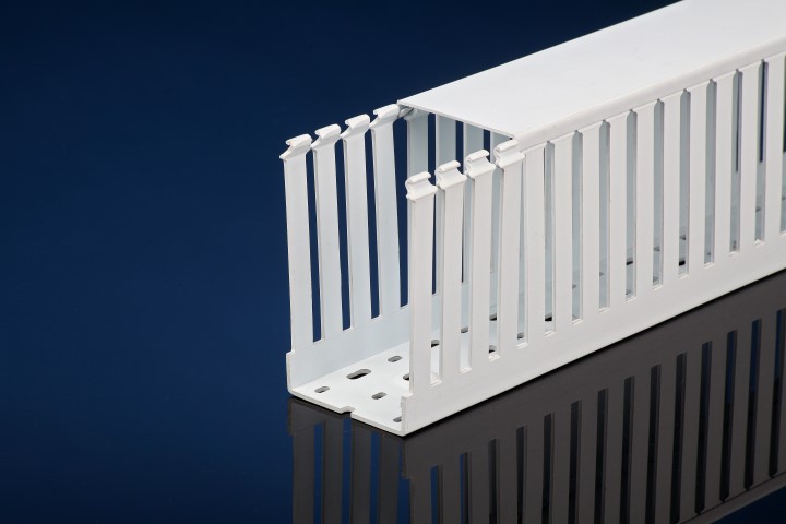 White Wide Finger Wire Duct T1-3030W