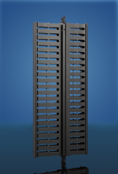 Side View of IEWM102-1 Horizontal Cable Management Panel