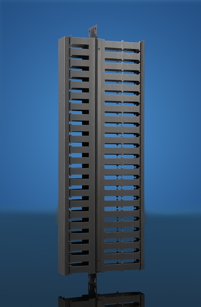 Side View of IEWM103-1 Horizontal Cable Management Panel