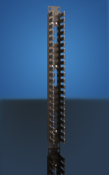 Vertical View of IEWM104-1 Horizontal Cable Management Panel