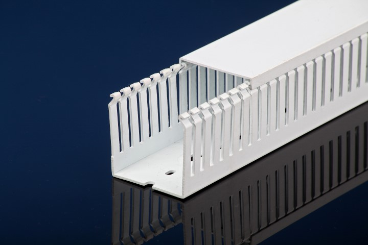 White Narrow Finger Wire Duct